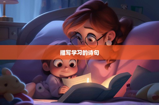 描写学习的诗句
