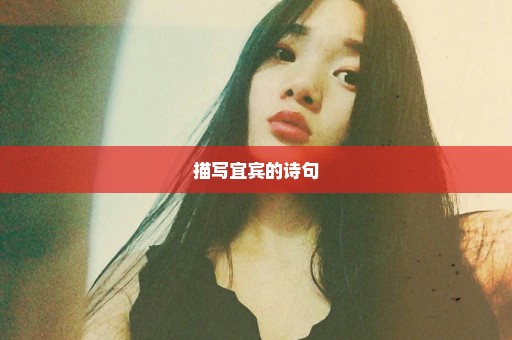 描写宜宾的诗句