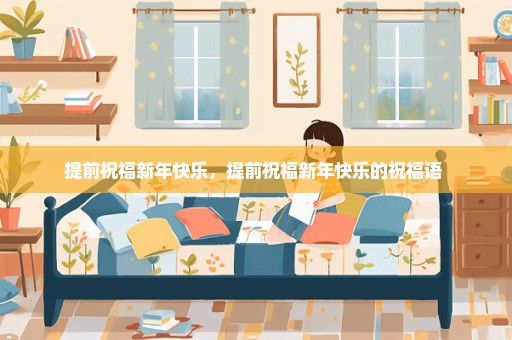 提前祝福新年快乐，提前祝福新年快乐的祝福语 