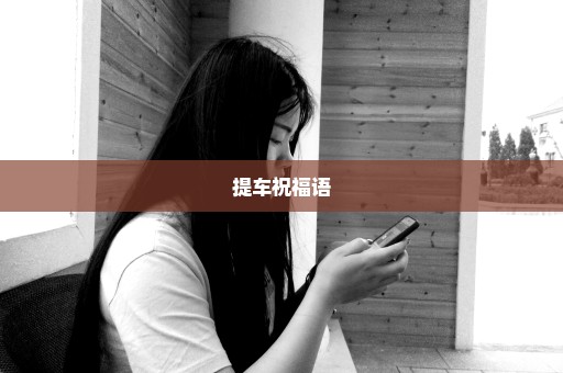 提车祝福语