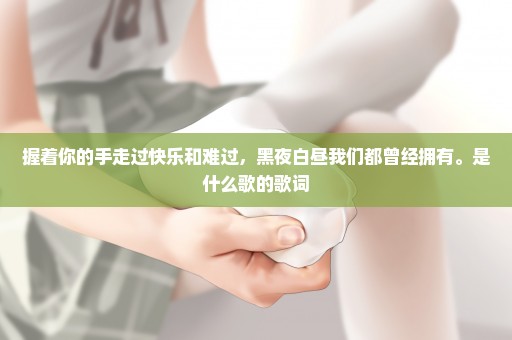 握着你的手走过快乐和难过，黑夜白昼我们都曾经拥有。是什么歌的歌词