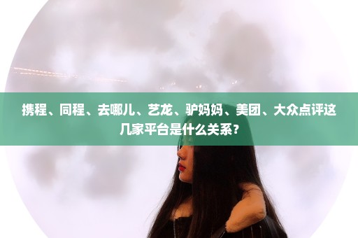 携程、同程、去哪儿、艺龙、驴妈妈、美团、大众点评这几家平台是什么关系？
