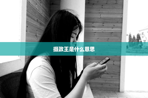 摄政王是什么意思