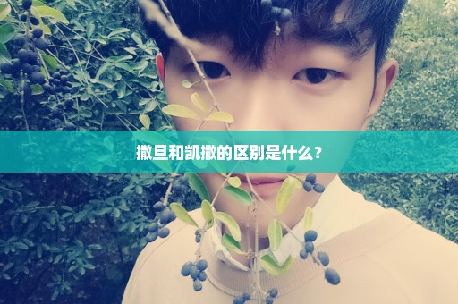 撒旦和凯撒的区别是什么？