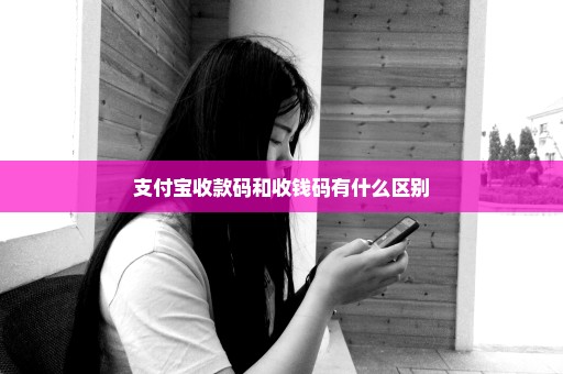 支付宝收款码和收钱码有什么区别