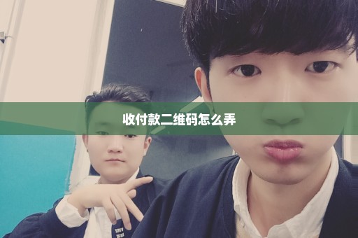 收付款二维码怎么弄