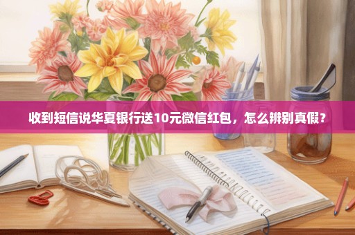 收到短信说华夏银行送10元微信红包，怎么辨别真假？