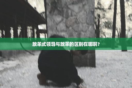 放羊式领导与放羊的区别在哪啊？