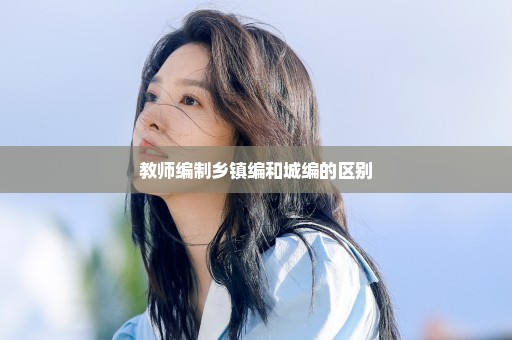 教师编制乡镇编和城编的区别