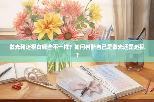 散光和近视有哪些不一样？如何判断自己是散光还是近视？