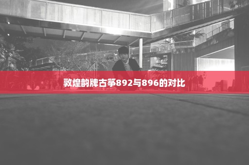 敦煌韵牌古筝892与896的对比