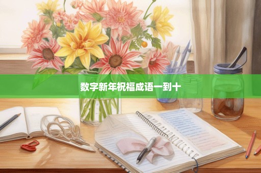 数字新年祝福成语一到十
