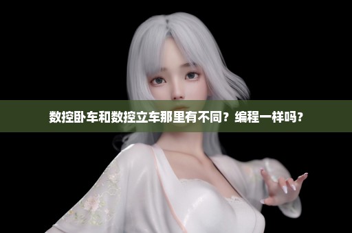 数控卧车和数控立车那里有不同？编程一样吗？