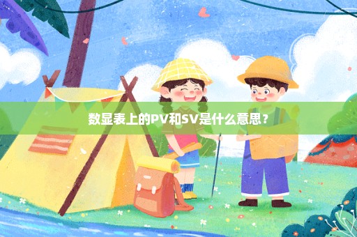 数显表上的PV和SV是什么意思？