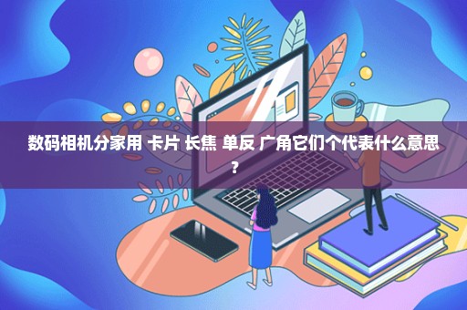 数码相机分家用 卡片 长焦 单反 广角它们个代表什么意思？