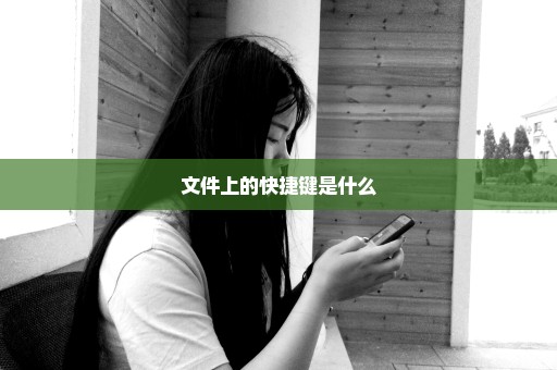 文件上的快捷键是什么