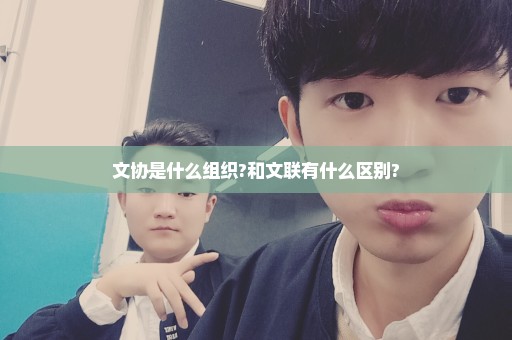 文协是什么组织?和文联有什么区别?