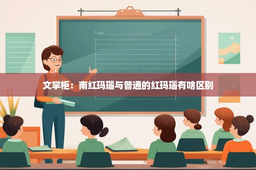 文掌柜：南红玛瑙与普通的红玛瑙有啥区别