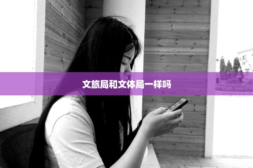 文旅局和文体局一样吗