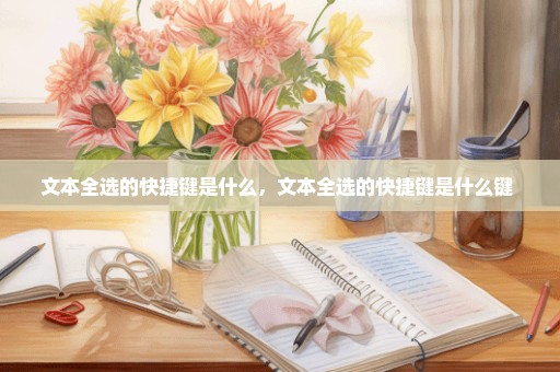 文本全选的快捷键是什么，文本全选的快捷键是什么键 