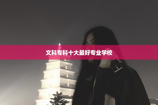 文科专科十大最好专业学校