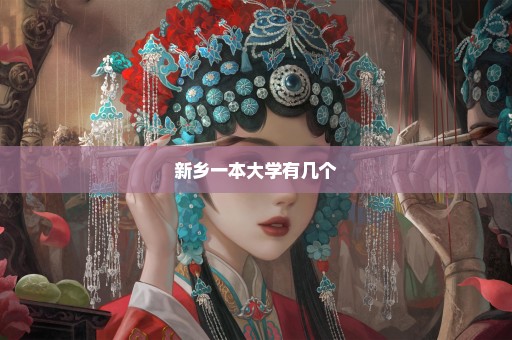 新乡一本大学有几个