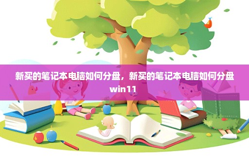 新买的笔记本电脑如何分盘，新买的笔记本电脑如何分盘win11 