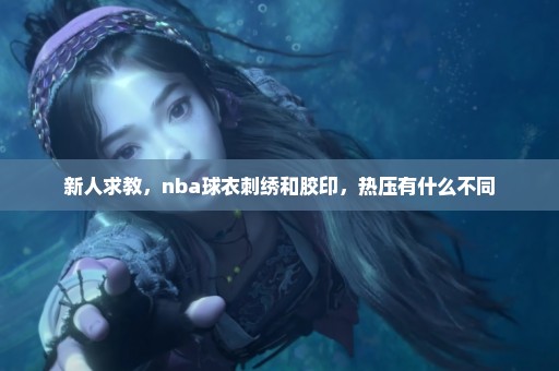 新人求教，nba球衣刺绣和胶印，热压有什么不同