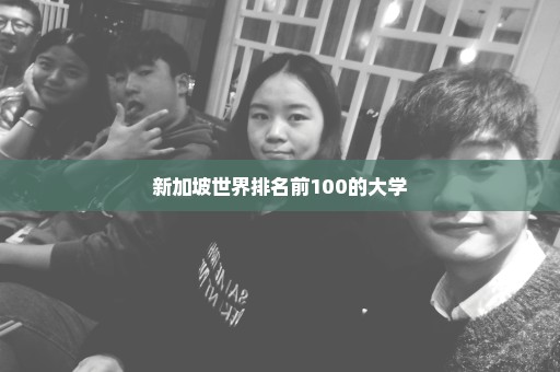新加坡世界排名前100的大学
