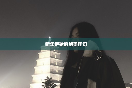 新年伊始的绝美佳句