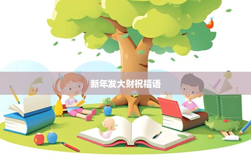新年发大财祝福语