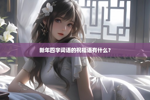 新年四字词语的祝福语有什么？