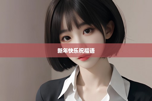 新年快乐祝福语