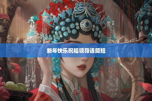 新年快乐祝福领导语简短
