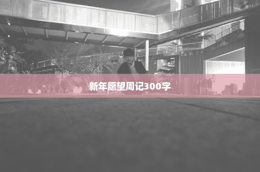 新年愿望周记300字