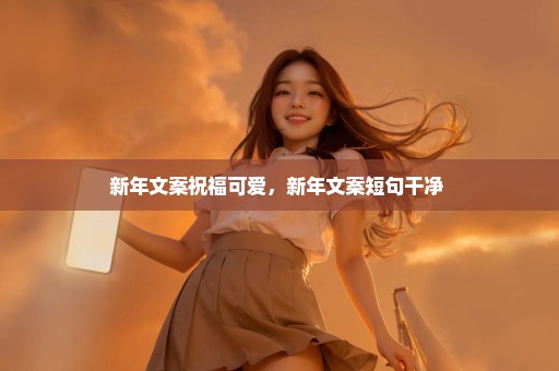 新年文案祝福可爱，新年文案短句干净 