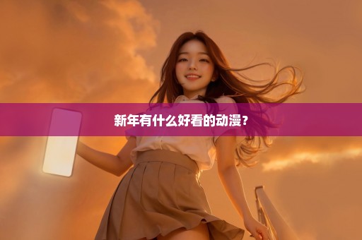 新年有什么好看的动漫？
