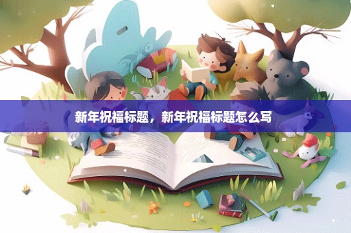 新年祝福标题，新年祝福标题怎么写 