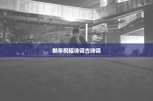 新年祝福诗词古诗词