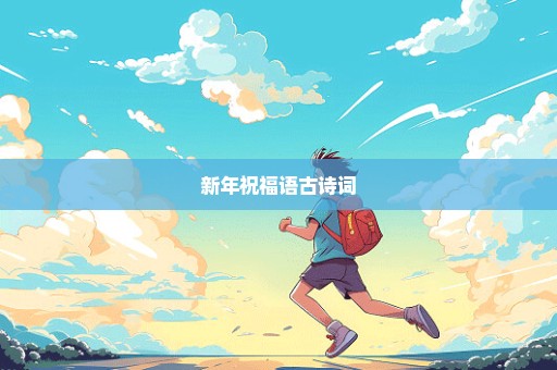 新年祝福语古诗词