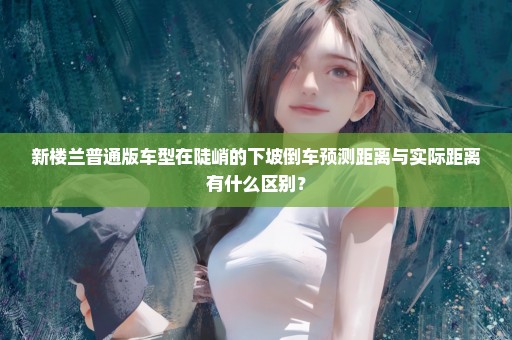 新楼兰普通版车型在陡峭的下坡倒车预测距离与实际距离有什么区别？