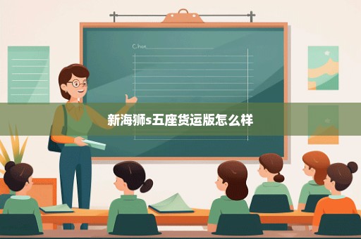 新海狮s五座货运版怎么样