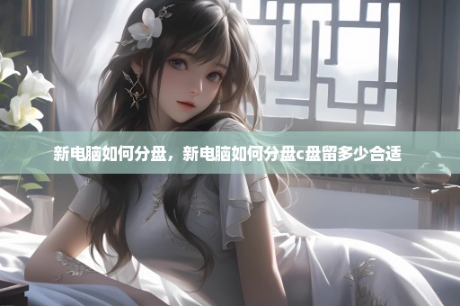 新电脑如何分盘，新电脑如何分盘c盘留多少合适 
