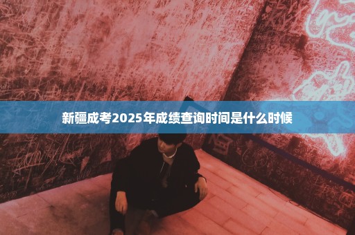 新疆成考2025年成绩查询时间是什么时候