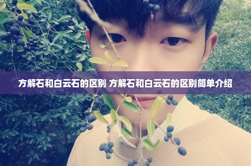 方解石和白云石的区别 方解石和白云石的区别简单介绍