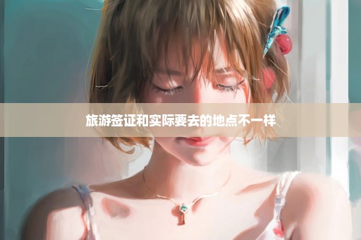 旅游签证和实际要去的地点不一样