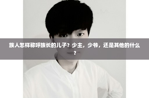 族人怎样称呼族长的儿子？少主，少爷，还是其他的什么？