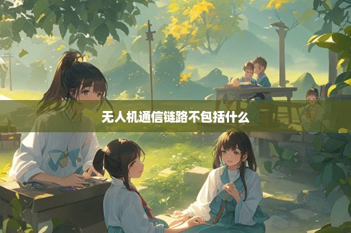 无人机通信链路不包括什么