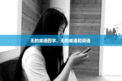 无的成语四字，无的成语和词语 