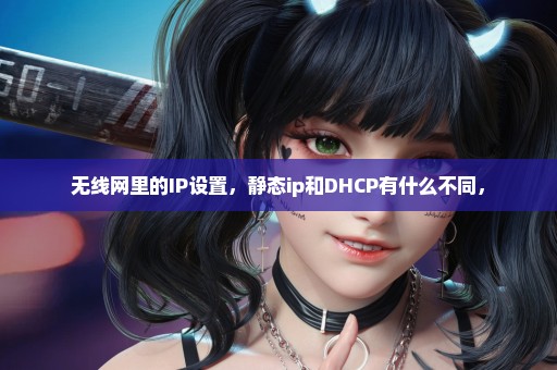 无线网里的IP设置，静态ip和DHCP有什么不同，